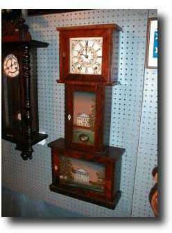 American experimental banjo wall clock, Eli Terry and Sons, c.1830 — Antique Clocks Price Guide