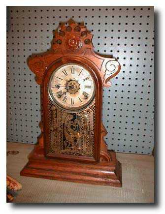 Gilbert Clock Co. Mantel Clock, "Thebes" model, circa 1879 — Antique Clocks Price Guide