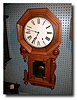 New Haven, English Cased Wall Clock c. 1880