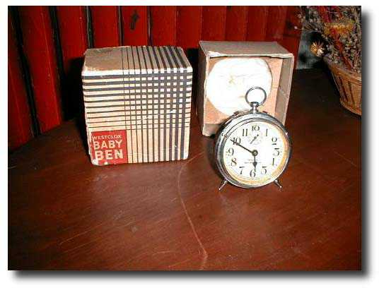 Baby Ben alarm clock c. 1929 — Antique Clocks Price Guide