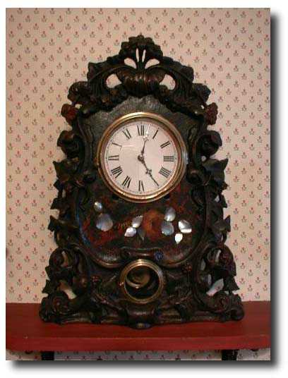 Iron Front Shelf Clock c. 1880 — Antique Clocks Price Guide