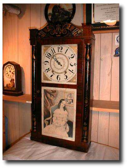 Column and Splat Shelf Clock c. 1835 — Antique Clocks Price Guide