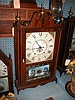 30-hour wooden works shelf clock.