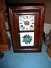 New Haven Clock Company 8-day "OG" mantle clock with alarm.