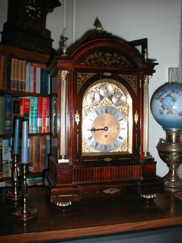 Eight-day Bracket Clock with Westminster and Whittington Quarter Chimes. — Antique Clocks Price Guide