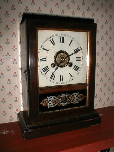 Flat-top 30-hour cottage clock. — Antique Clocks Price Guide