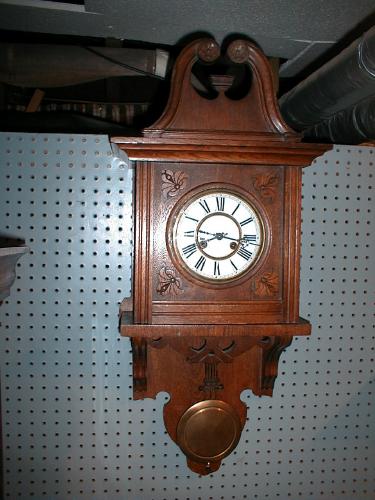 Black Forest Oak Wall Clock With Strike on the Hours and Half-hours — Antique Clocks Price Guide