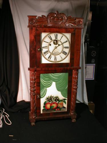 Eight-day shelf clock with strike on the hours. — Antique Clocks Price Guide