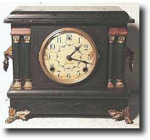 Sessions Black Mantel Clock, c. 1906 — Antique Clocks Price Guide