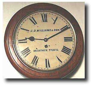 English Single Fusee Gallery Clock, c. 1890-1900. — Antique Clocks Price Guide