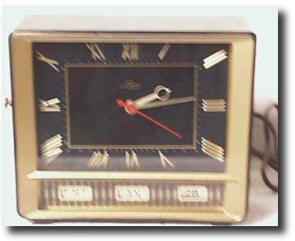 Lux Electric Calendar Clock, 2nd half 20th century — Antique Clocks Price Guide