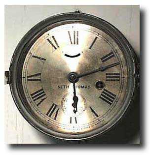 Seth Thomas Ship's Clock, c. 1900 — Antique Clocks Price Guide