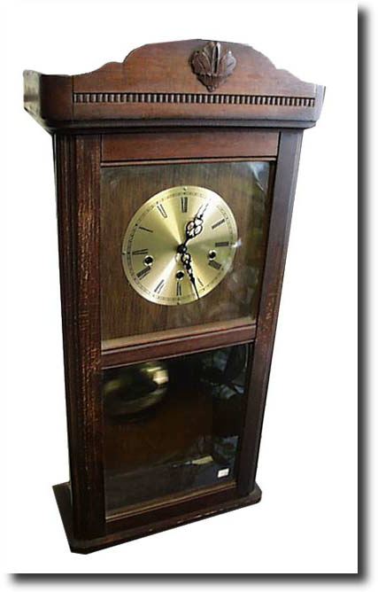 French Westminister Chime Wall Clock — Antique Clocks Price Guide