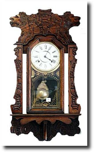 Ansonia Hanging Kitchen Clock — Antique Clocks Price Guide