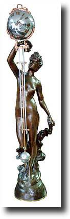 French Swinging Mystery Clock — Antique Clocks Price Guide