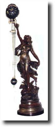 Sweep Seconds French Mystery Clock — Antique Clocks Price Guide