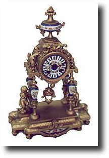 French Free Swinging Table Clock — Antique Clocks Price Guide