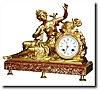 French Gilt Figural Clock