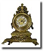 French Brass Mantle Clock