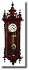 German R.A. Regulator Quarter Striker Wall Clock