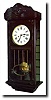 German Box Regulator Wall Clock