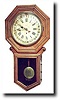 New Haven Long Drop School House Clock