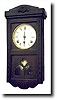 American Box Regulator Wall Clock