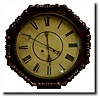 Large Octagonal Wall Clock