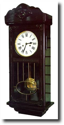German Box Regulator Wall Clock — Antique Clocks Price Guide