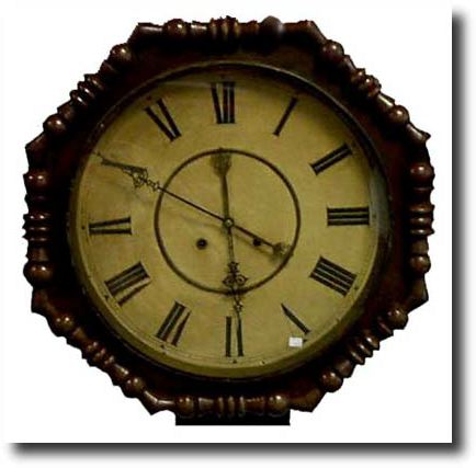 Large Octagonal Wall Clock — Antique Clocks Price Guide