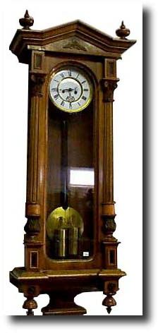 German Two Weight Wall Clock — Antique Clocks Price Guide