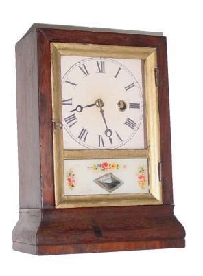 C.1870, E. N. Welch, Cottage timepiece, 30-hour, with restoration. — Antique Clocks Price Guide