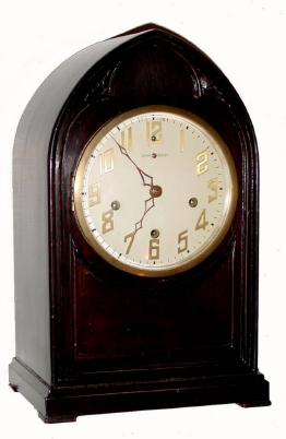 C.1930, New Haven Clock Co., ÓInglewoodÒ, 8-day Westminster, quarter chime mantel clock. — Antique Clocks Price Guide