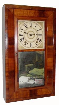 C.1840, L. Smith and A. Blakesley, Bristol, 30-hr wooden works, bevel front shelf clock. — Antique Clocks Price Guide