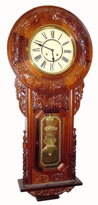C.2000, Asian Repro of the Japanese ÓHOTELÒ model wall clock. — Antique Clocks Price Guide