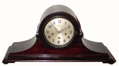 C.1927, Ansonia ÒSonia No. 1Ó Westminster chime mantel clock, with raised brass numerals and spirit level on the dial. — Antique Clocks Price Guide