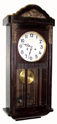 C.1925, German, Box clock, in Distress. — Antique Clocks Price Guide