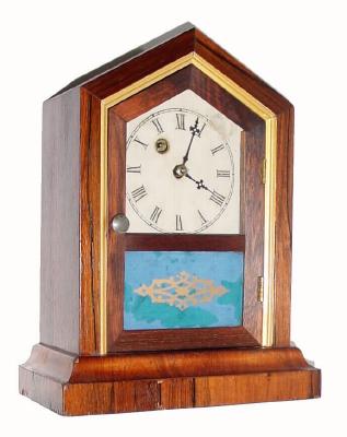 C.1880, Waterbury Cottage Clock, time only, 30 hour. — Antique Clocks Price Guide