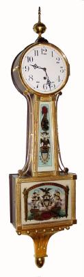 C.1920, Waterbury Clock Co., ÒWillard No. 3Ó weight driven banjo. — Antique Clocks Price Guide
