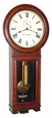 C.1888 (dated on rear), Seth Thomas Clock CoÒ., ÓRegulator No. 2Ò in walnut. — Antique Clocks Price Guide