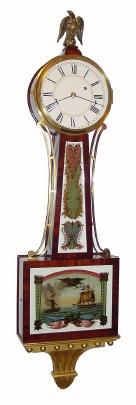 C.1925, Waltham Clock and Watch Co., weight driven banjo. — Antique Clocks Price Guide