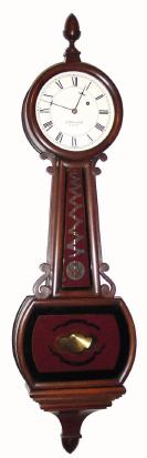 C.1976, E. Howard and Co., Boston, Limited Edition, ÓU.S BICENTENNIALÒ, commemorative banjo clock, virtually new. — Antique Clocks Price Guide