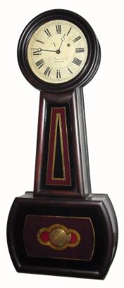 C.1875, E. Howard and Co., ÓNo. 4 BanjoÒ clock, weight driven, 8-day. — Antique Clocks Price Guide
