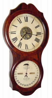 C.1880, Ithaca Calendar Clock Co., ÒNo. 4 Hanging OfficeÓ, 30-day calendar timepiece. — Antique Clocks Price Guide