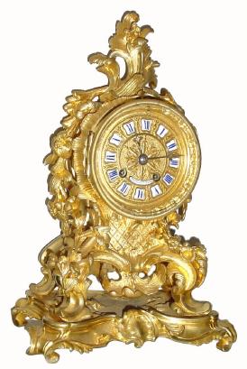 C.1880, French, Raingo Freres, Paris ormolu mantel clock in the Louis XVI style. — Antique Clocks Price Guide