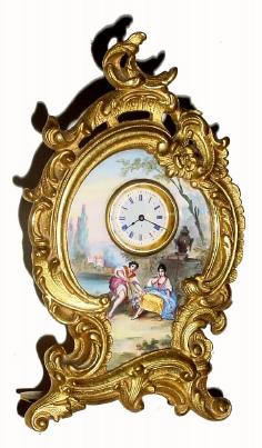 C.1930, French, 30-hour boudoir timepiece. — Antique Clocks Price Guide