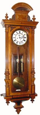 C.1880, Austrian, 2-Wt ÒVienna RegulatorÓ, dial signed F. Prihoda, Stumpergasse 63. Wien VI. — Antique Clocks Price Guide
