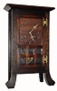 C.1913, New Haven Clock Co., ÒSAN PEDROÓ, mission oak shelf clock, 8-day gong strike. 
