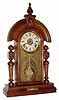 C.1890, Ingraham 8-day Walnut parlor clock, similar to the Ansonia King. 