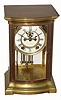 C.1914 Ansonia Clock Co., ÓRoyÒ, 8-day time/strike crystal regulator. 